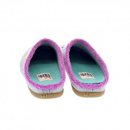 Pantuflas Potatoes zapatos Mujer modelo Litein Gris 