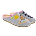 Pantuflas Potatoes zapatos Mujer modelo Medea Gris 