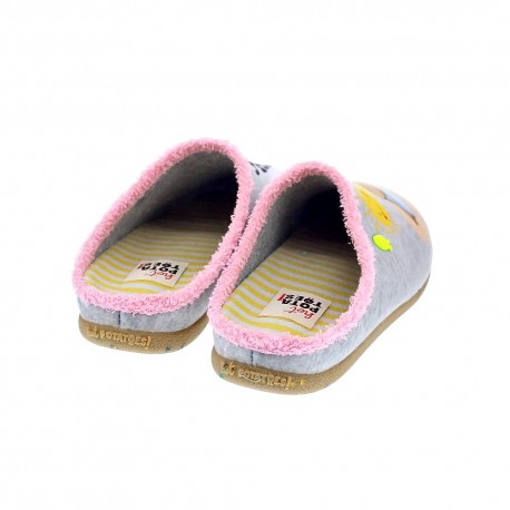 Pantuflas Potatoes zapatos Mujer modelo Medea Gris 