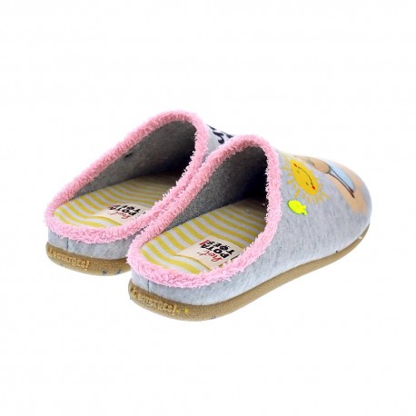 Pantuflas Potatoes zapatos Mujer modelo Medea Gris 