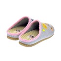 Pantuflas Potatoes zapatos Mujer modelo Medea Gris 