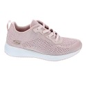 Zapatillas Skechers zapatos Mujer modelo Bobs Squad Rosa 