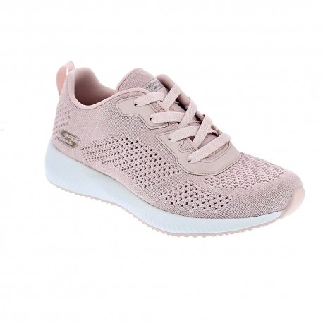 Zapatillas Skechers zapatos Mujer modelo Bobs Squad Rosa 