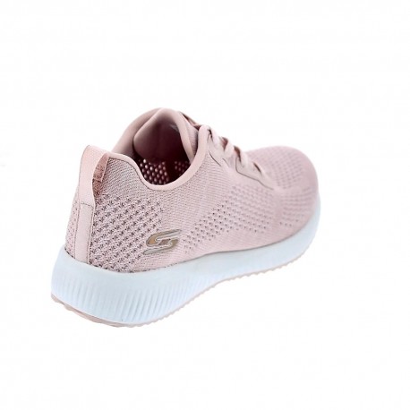 Zapatillas Skechers zapatos Mujer modelo Bobs Squad Rosa 