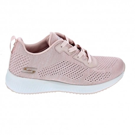 Zapatillas Skechers zapatos Mujer modelo Bobs Squad Rosa 
