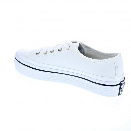 Zapatillas Tommy Hilfiger zapatos Mujer modelo Flatform Blanco 