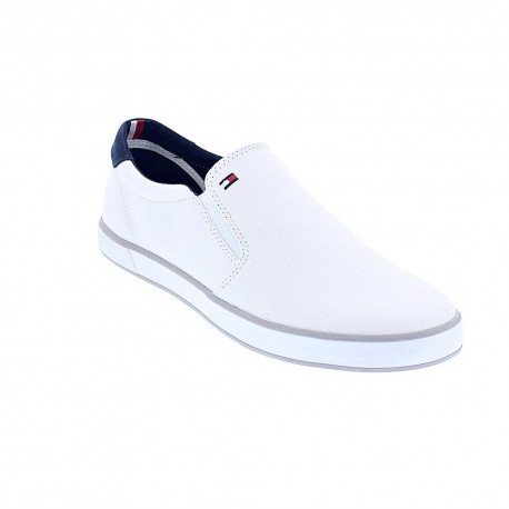 Mocasines Tommy Hilfiger zapatos Hombre modelo Slip On Sneaker Blanco 