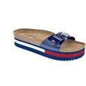 Sandalias Tommy Hilfiger zapatos Mujer modelo Flag Outsole Mule Azul 
