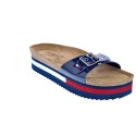 Sandalias Tommy Hilfiger zapatos Mujer modelo Flag Outsole Mule Azul 