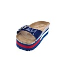 Sandalias Tommy Hilfiger zapatos Mujer modelo Flag Outsole Mule Azul 