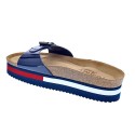 Sandalias Tommy Hilfiger zapatos Mujer modelo Flag Outsole Mule Azul 