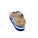 Sandalias Tommy Hilfiger zapatos Mujer modelo Flag Outsole Mule Azul 