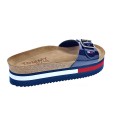 Sandalias Tommy Hilfiger zapatos Mujer modelo Flag Outsole Mule Azul 
