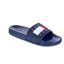 Sandalias Tommy Hilfiger zapatos Mujer modelo Flag Pool Slide Azul 