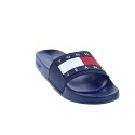 Sandalias Tommy Hilfiger zapatos Mujer modelo Flag Pool Slide Azul 