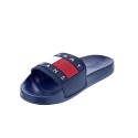 Sandalias Tommy Hilfiger zapatos Mujer modelo Flag Pool Slide Azul 
