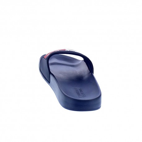 Sandalias Tommy Hilfiger zapatos Mujer modelo Flag Pool Slide Azul 