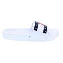 Sandalias Tommy Hilfiger zapatos Mujer modelo Flag Pool Slide Blanco 