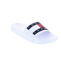 Sandalias Tommy Hilfiger zapatos Mujer modelo Flag Pool Slide Blanco 