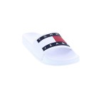 Sandalias Tommy Hilfiger zapatos Mujer modelo Flag Pool Slide Blanco 