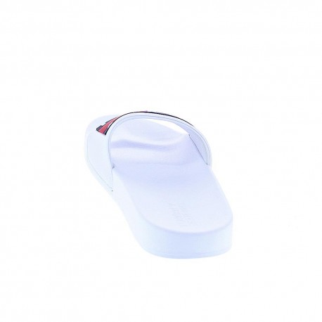Sandalias Tommy Hilfiger zapatos Mujer modelo Flag Pool Slide Blanco 