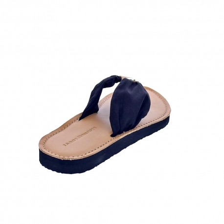 Sandalias Tommy Hilfiger zapatos Mujer modelo Footbed Beach Sandal Negro 