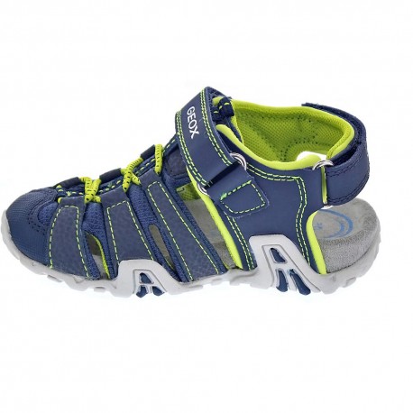 Sandalias Geox zapatos Niño modelo Kraze Azul 