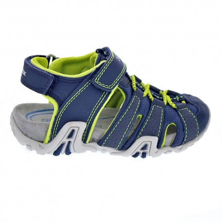 Sandalias Geox zapatos Niño modelo Kraze Azul 