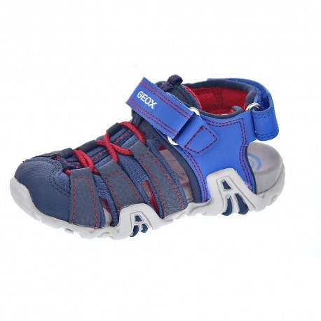 Sandalias Geox zapatos Niño modelo Kraze Azul 