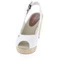 Sandalias Tommy Hilfiger zapatos Mujer modelo Iconic Elena Sling Blanco 