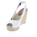 Sandalias Tommy Hilfiger zapatos Mujer modelo Iconic Elena Sling Blanco 