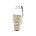 Sandalias Tommy Hilfiger zapatos Mujer modelo Iconic Elena Sling Blanco 