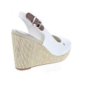 Sandalias Tommy Hilfiger zapatos Mujer modelo Iconic Elena Sling Blanco 