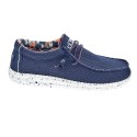 Mocasines Hey Dude zapatos Hombre modelo Wally Sox Azul 