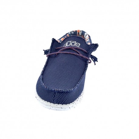 Mocasines Hey Dude zapatos Hombre modelo Wally Sox Azul 