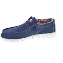 Mocasines Hey Dude zapatos Hombre modelo Wally Sox Azul 