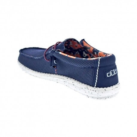 Mocasines Hey Dude zapatos Hombre modelo Wally Sox Azul 