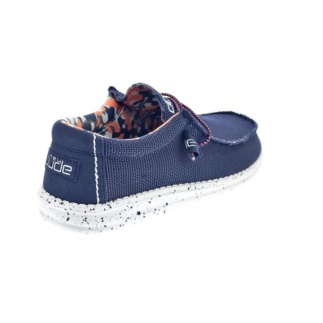 Mocasines Hey Dude zapatos Hombre modelo Wally Sox Azul 