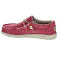 Mocasines Hey Dude zapatos Hombre modelo Wally Braided Rojo Elástico