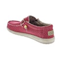 Mocasines Hey Dude zapatos Hombre modelo Wally Braided Rojo Elástico