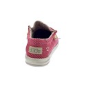 Mocasines Hey Dude zapatos Hombre modelo Wally Braided Rojo Elástico