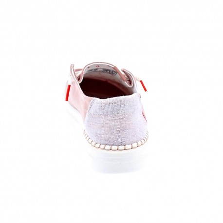Mocasines Hey Dude zapatos Mujer modelo Wendy Rise Rosa 