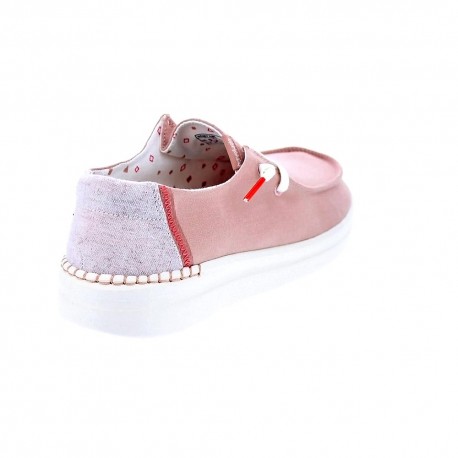 Mocasines Hey Dude zapatos Mujer modelo Wendy Rise Rosa 