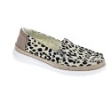 Mocasines Hey Dude zapatos Mujer modelo Lena Leopard Beige 