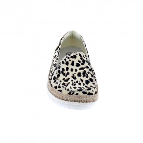 Mocasines Hey Dude zapatos Mujer modelo Lena Leopard Beige 