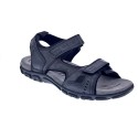 Sandalias Geox zapatos Hombre modelo Sandal Strada Negro 