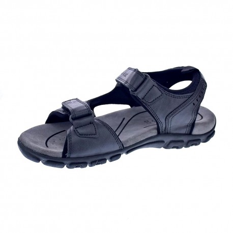 Sandalias Geox zapatos Hombre modelo Sandal Strada Negro 