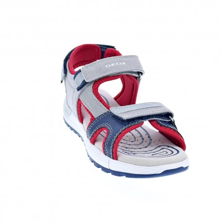 Sandalias Geox zapatos Niño modelo Alben Gris 