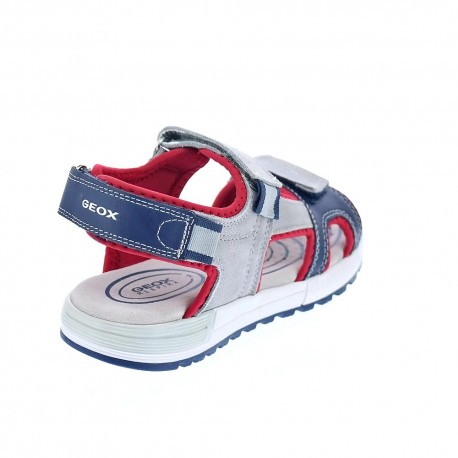 Sandalias Geox zapatos Niño modelo Alben Gris 