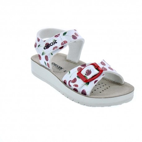 Sandalias Geox zapatos Niña modelo Costarei Plata 